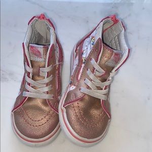 Used vans unicorn rainbow shoes